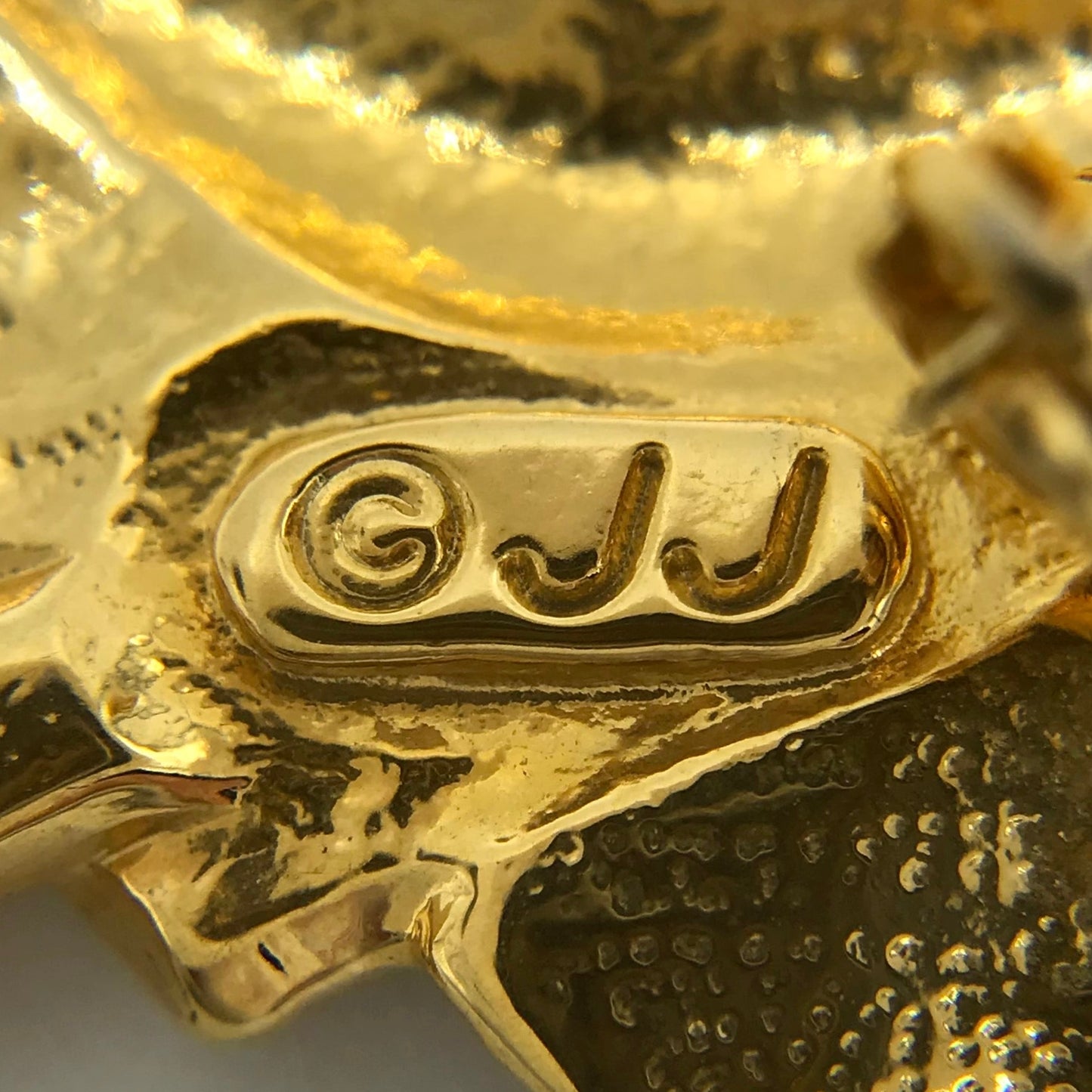 Vintage JJ Angel Brooch