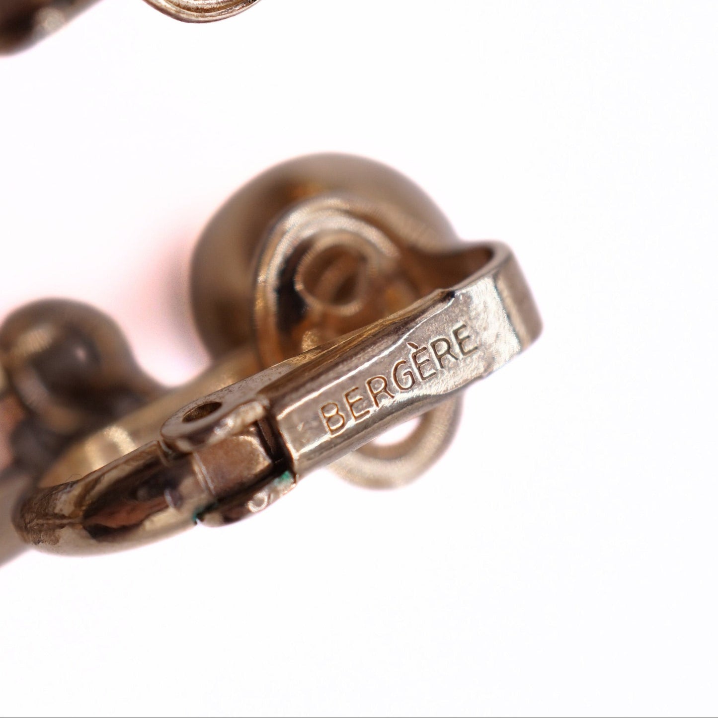 Vintage Bergere Gold Art Deco Earrings