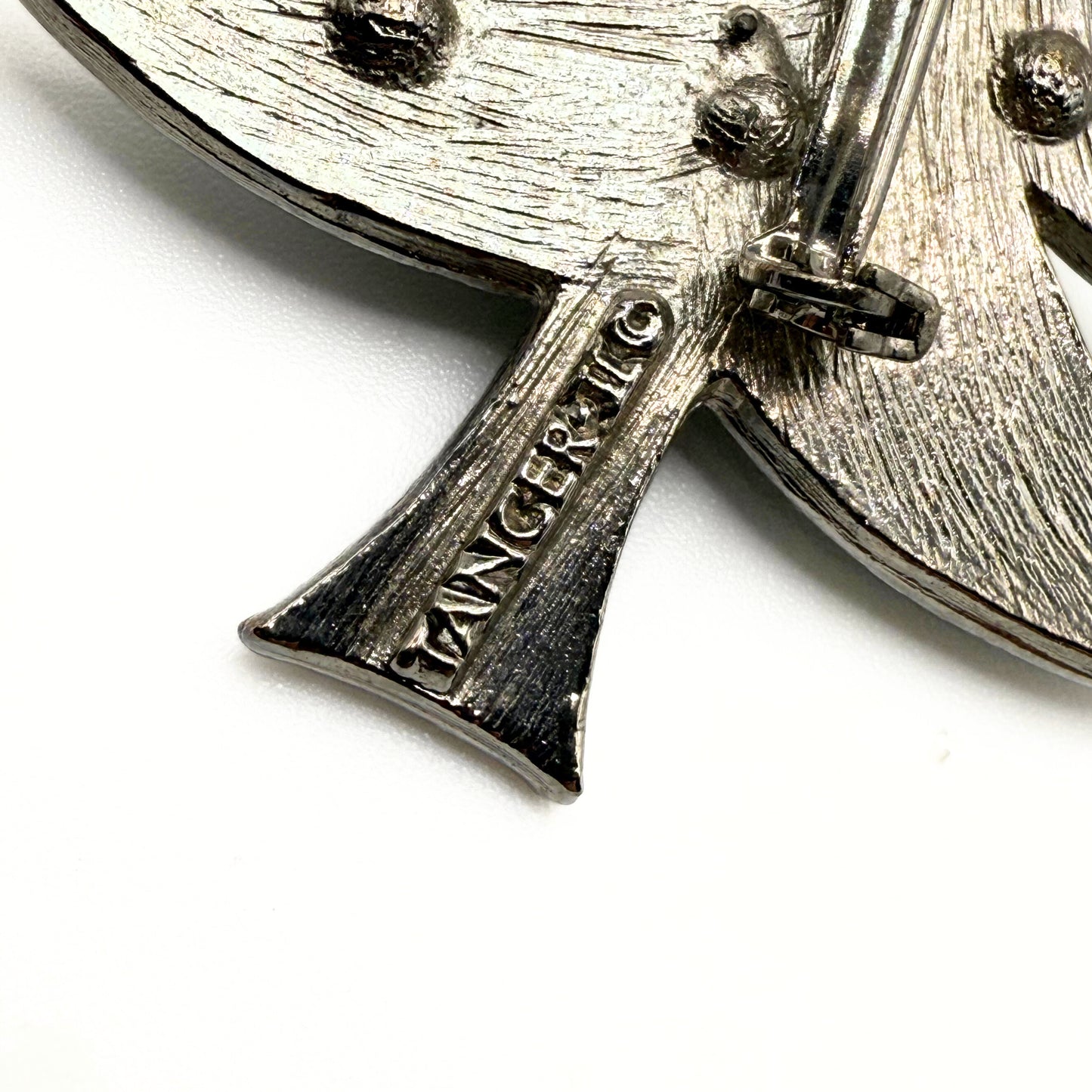 Vintage Tancer II Green Enamel Christmas Tree Brooch