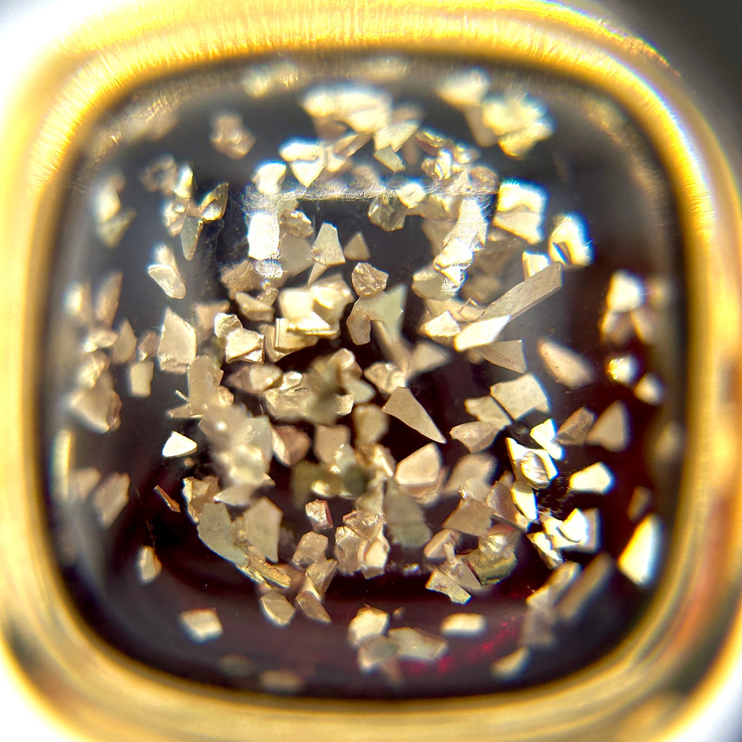 Vintage Krementz U.S.A. Red & Gold Tie Clip