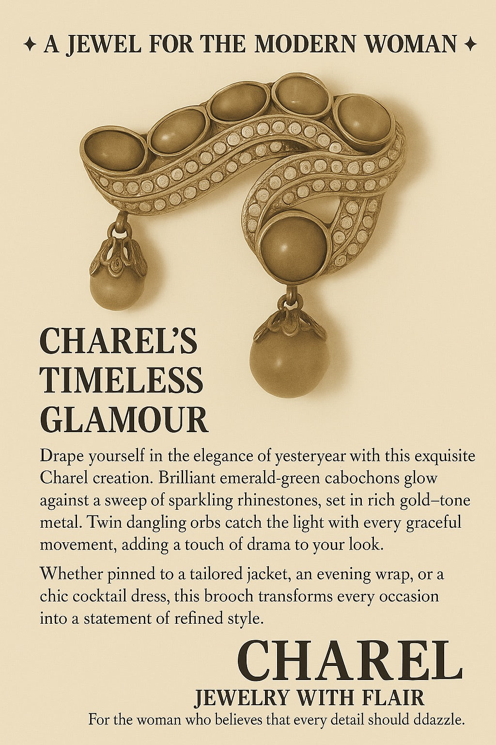 Historic Description of Charel Jewelry