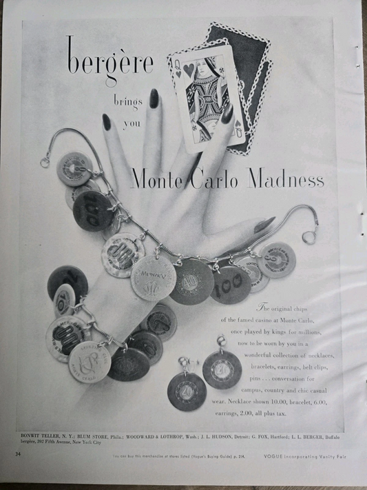 Historic Description of Bergère Jewelry