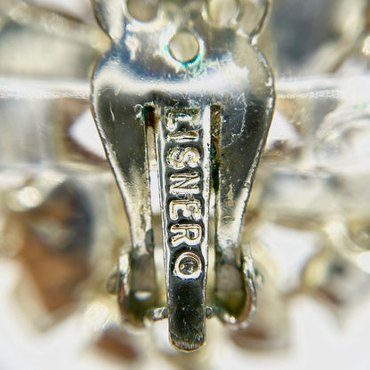 Vintage Lisner Brown Leaves Demi Parure