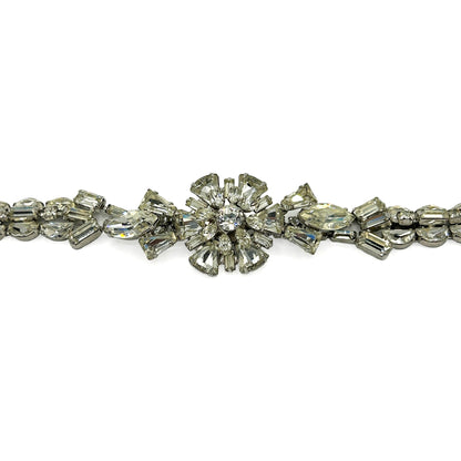 Volupte Rhinestone Flower Bracelet