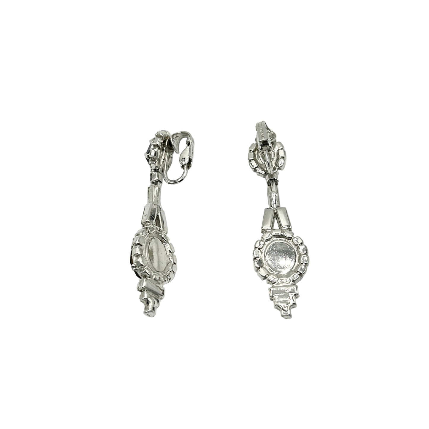 Vintage Kramer Sapphire Blue Rhinestone Demi Parure