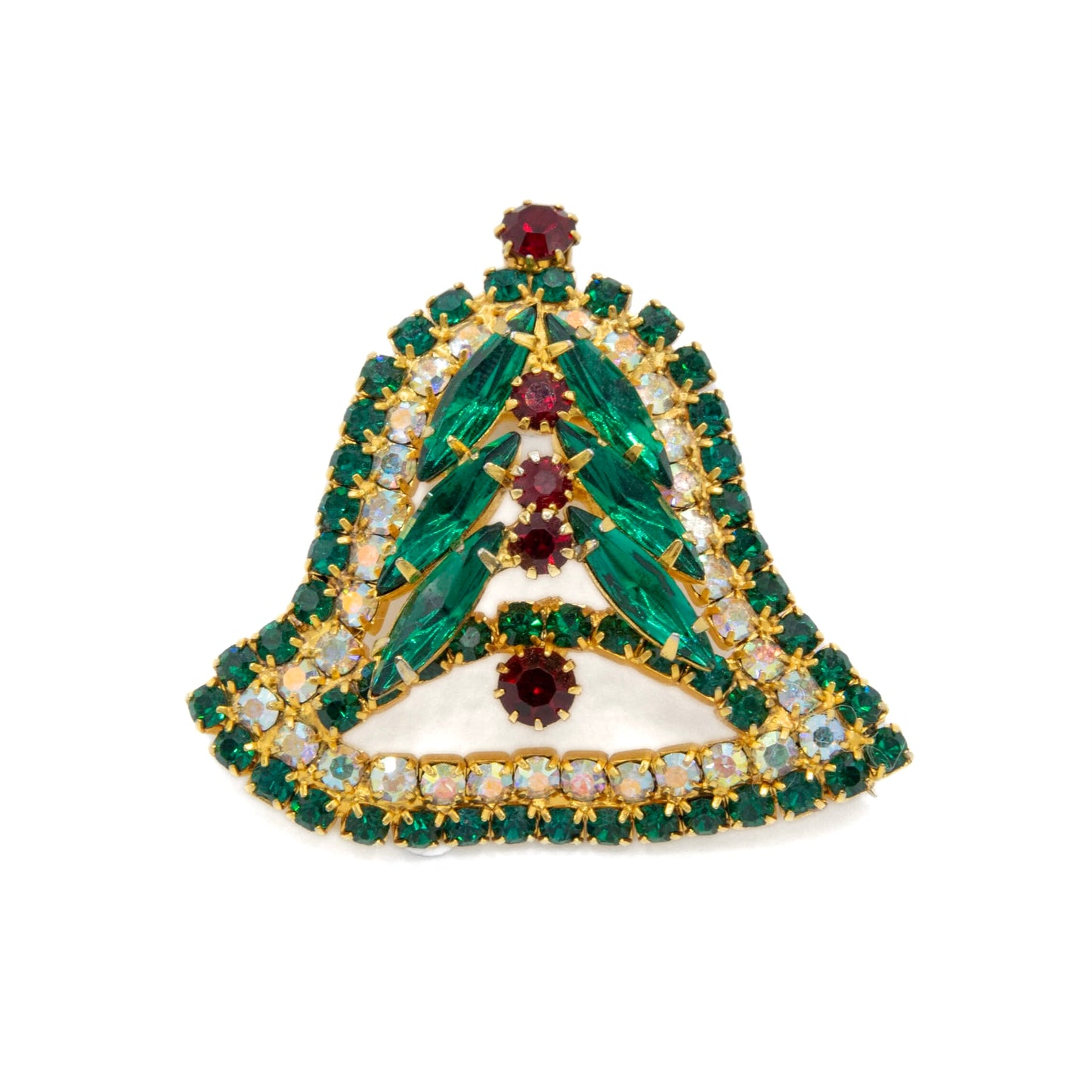 Vintage Christmas Bell Brooch