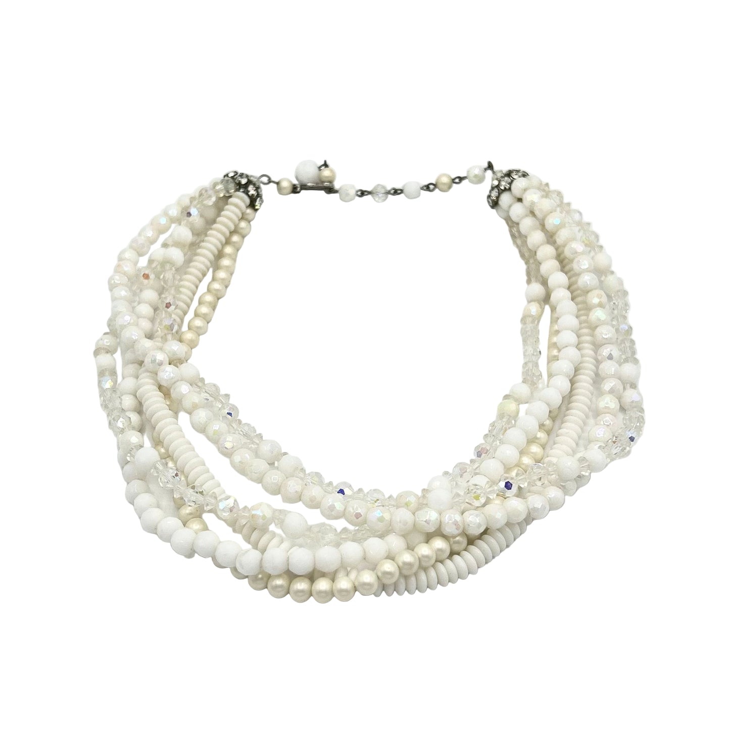 Vintage Kramer Pearl and Beads Full Parure