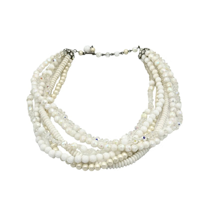 Vintage Kramer Pearl and Beads Full Parure