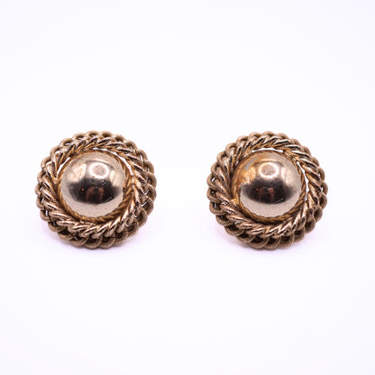 Vintage Signed Bergere Chunky Gold Toned Chain Parure