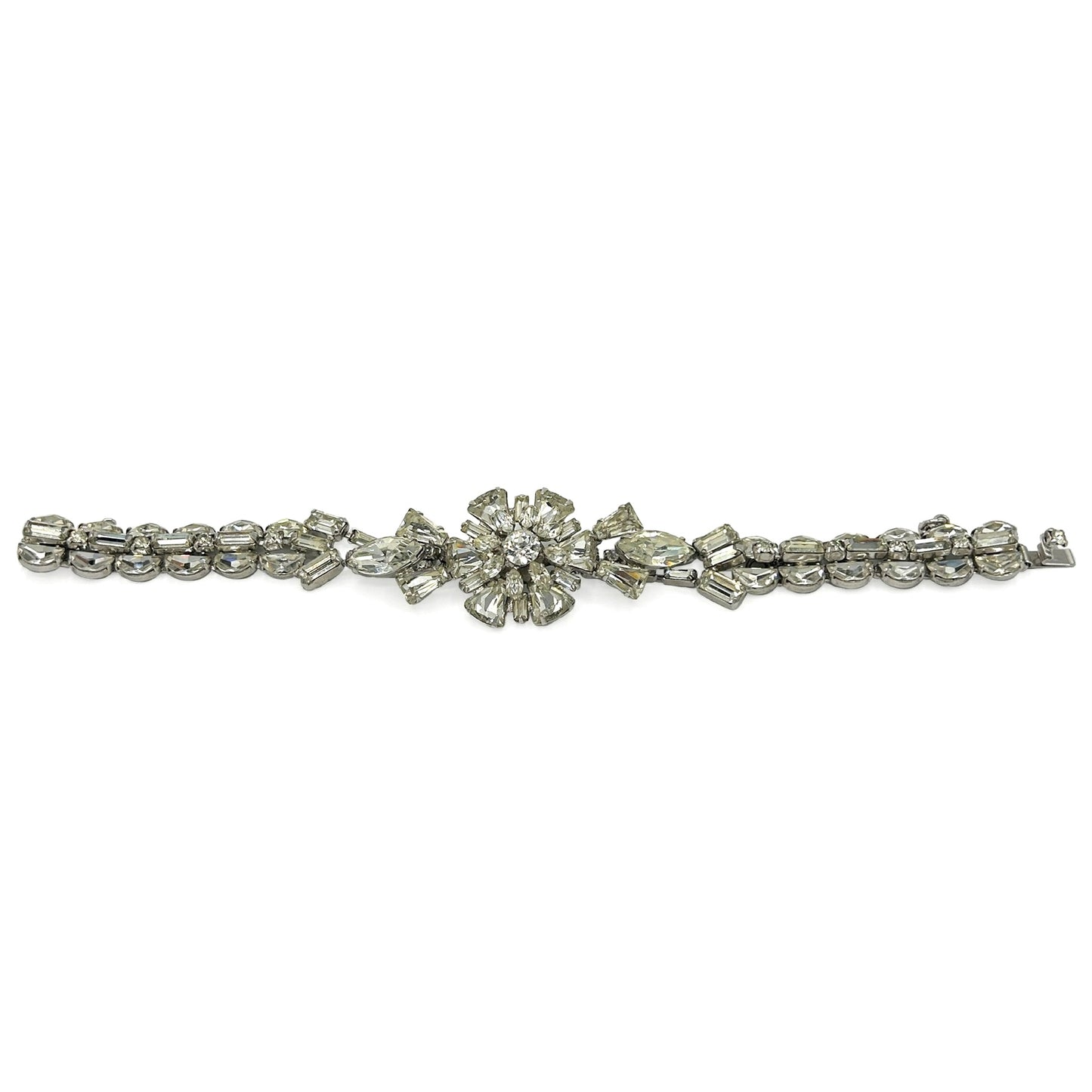 Volupte Rhinestone Flower Bracelet
