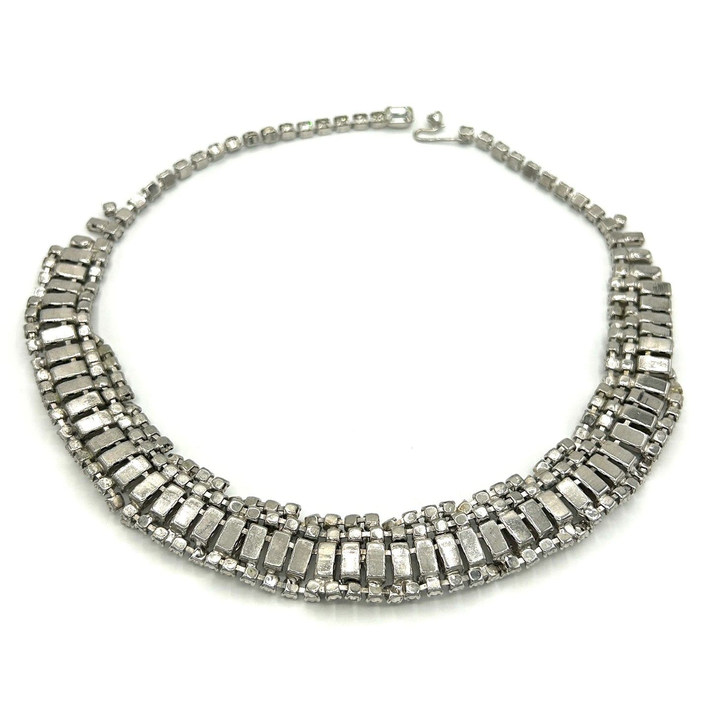 Vintage Kramer Clear Rhinestone Full Parure