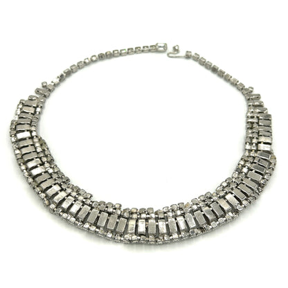 Vintage Kramer Clear Rhinestone Full Parure