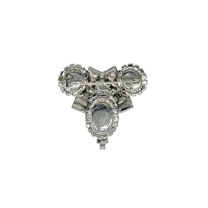 Vintage Kramer Sapphire Blue Rhinestone Demi Parure