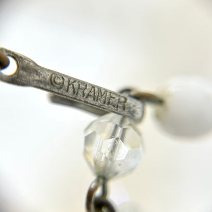 Vintage Kramer Pearl and Beads Full Parure