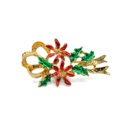 Vintage Gerry's Poinsettia Brooch