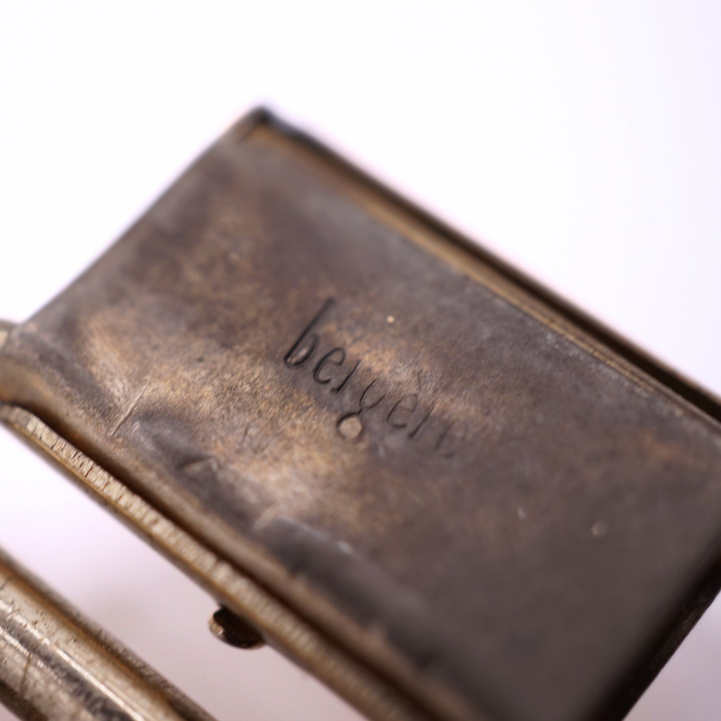 Vintage Signed Bergere Chunky Gold Toned Chain Parure