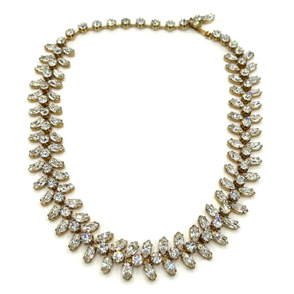 Vintage Kramer of New York Rhinestone Demi Parure