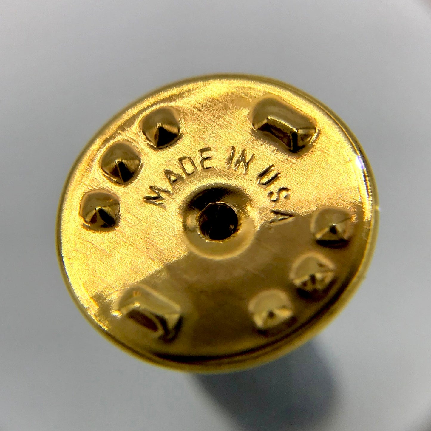 Made in USA Rhinestone American Flag Brooch