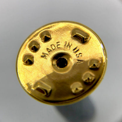 Made in USA Rhinestone American Flag Brooch