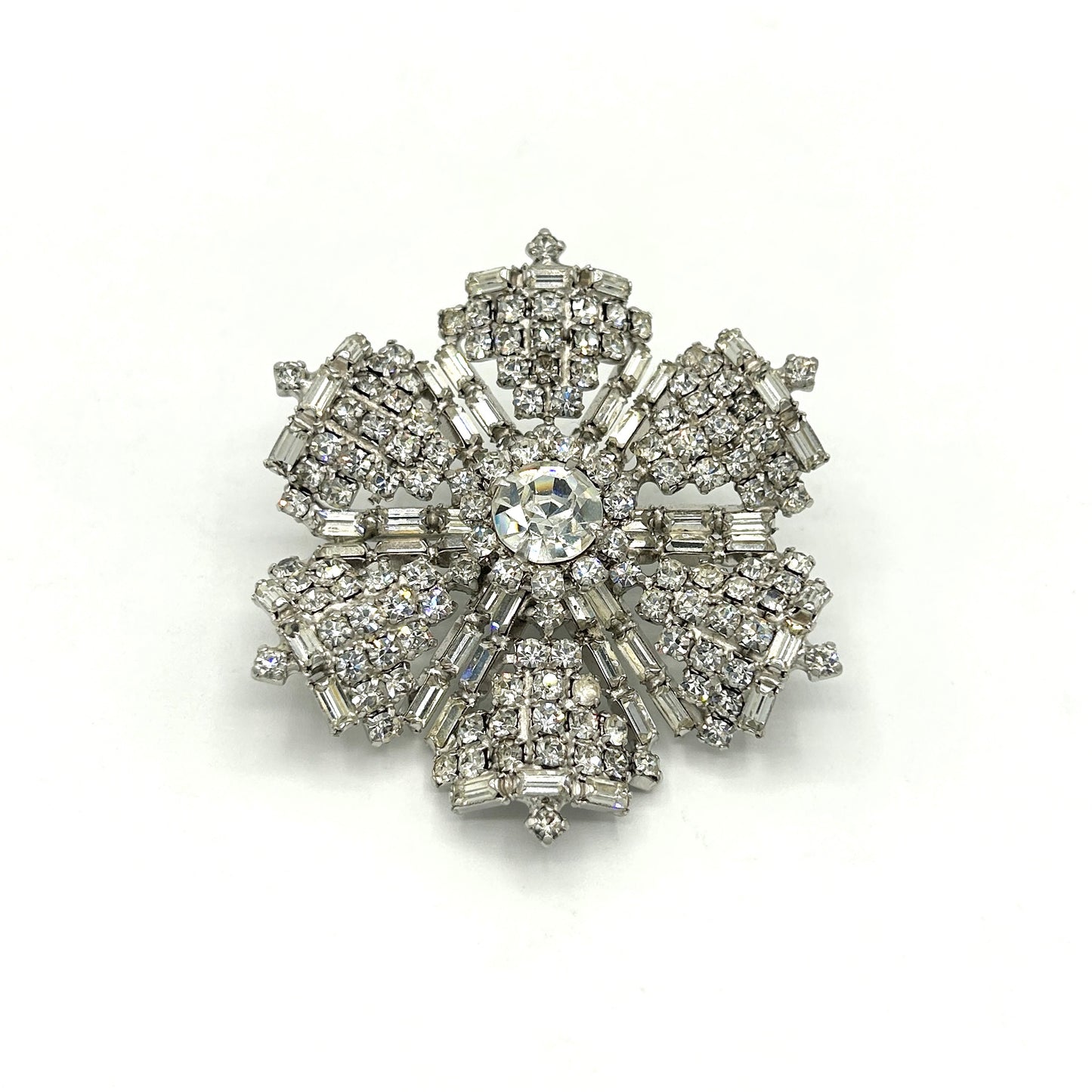 Vintage Kramer Clear Rhinestone Full Parure