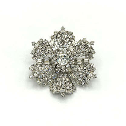 Vintage Kramer Clear Rhinestone Full Parure