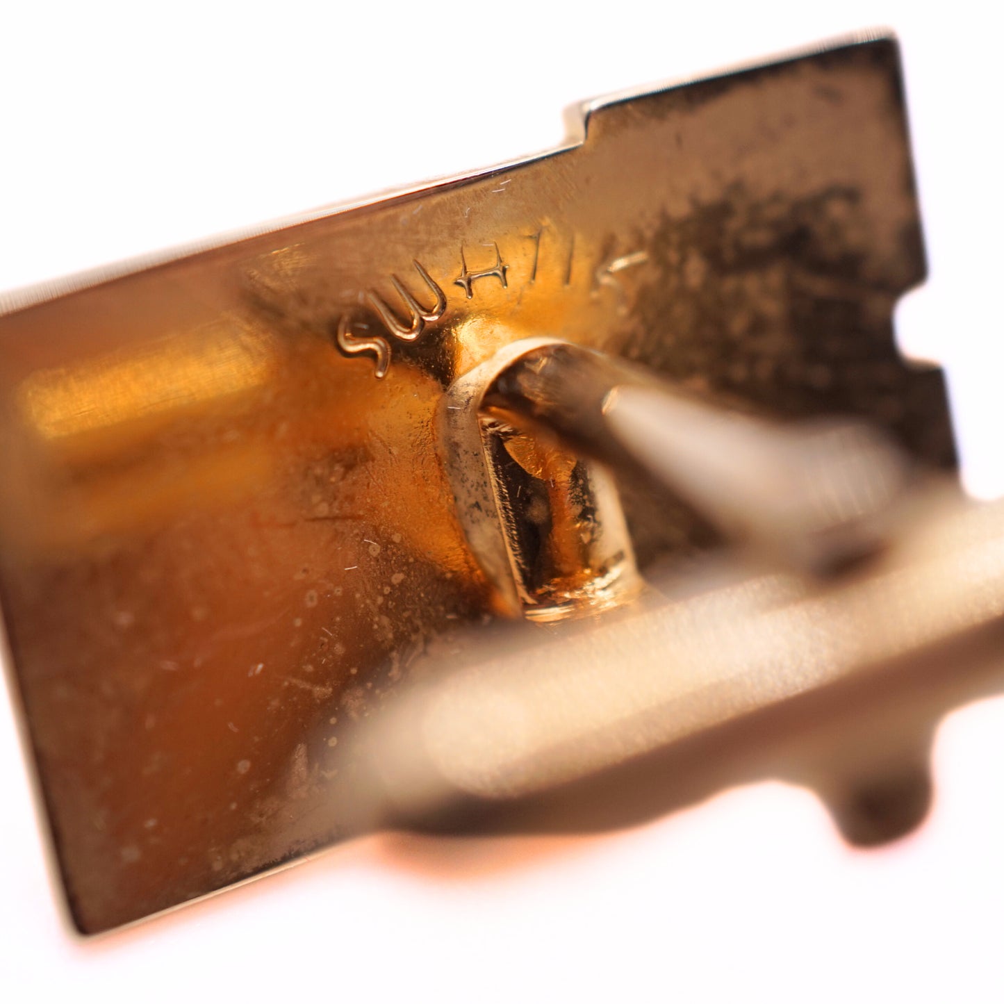 Vintage Gold-Tone Swank Cufflinks & Tie Tack