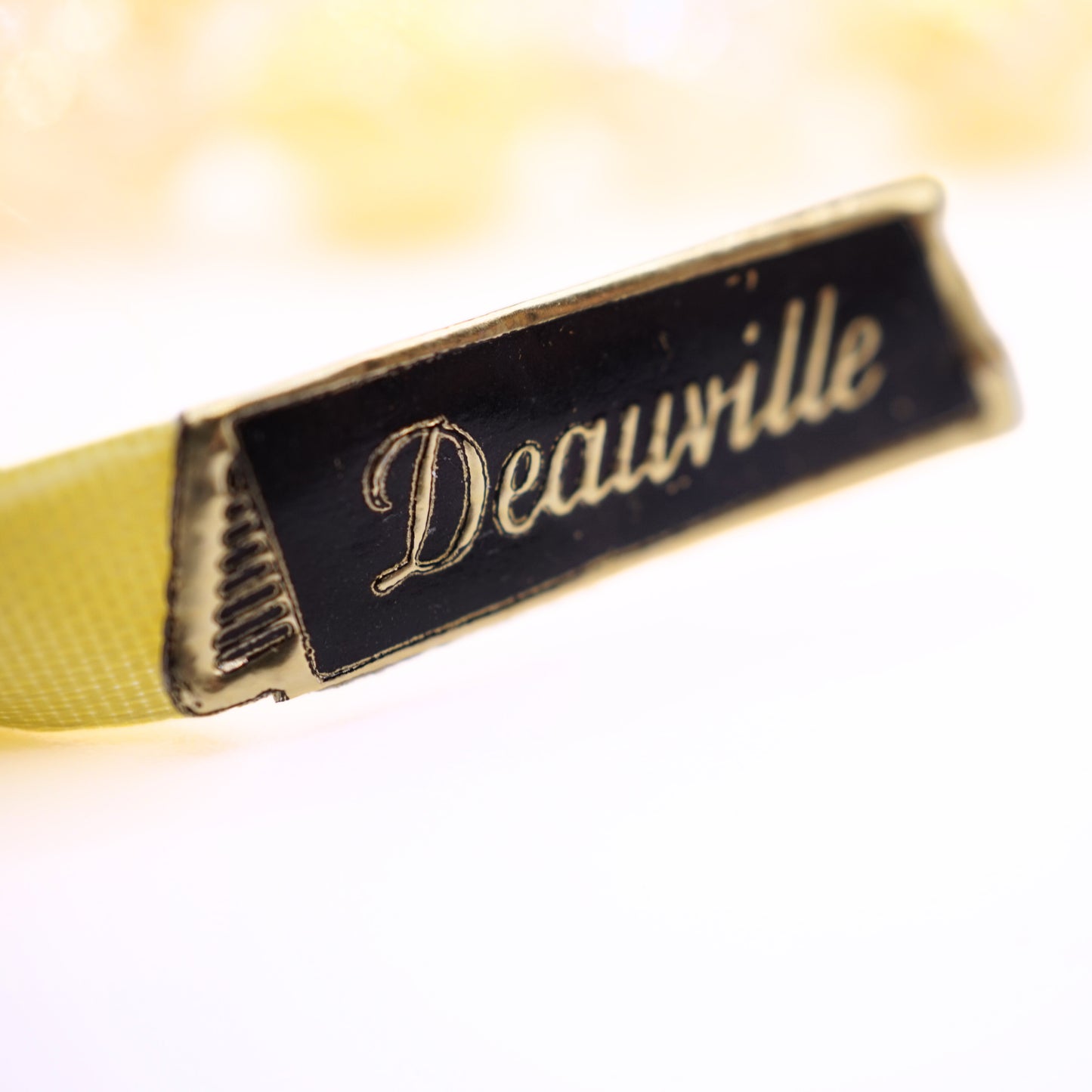 Vintage Deauville Yellow Aurora Borealis Parure