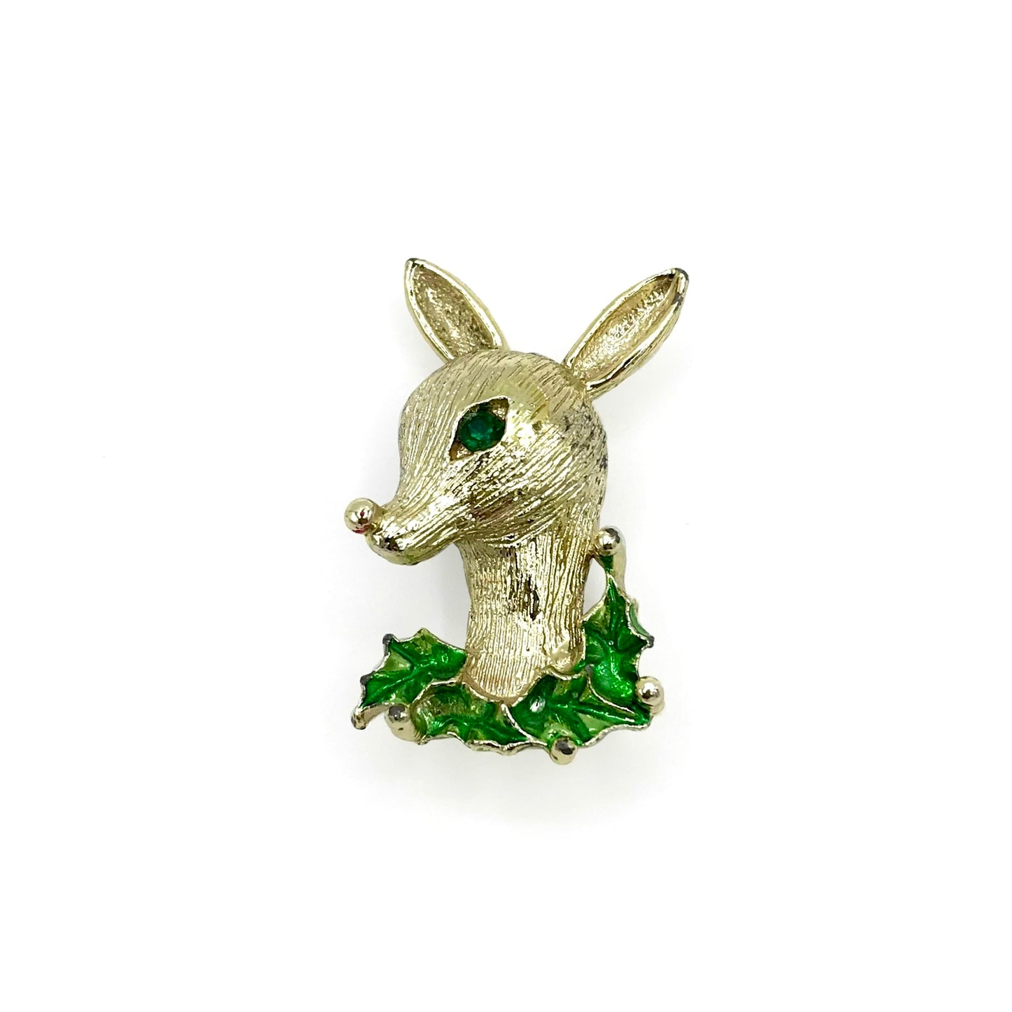 Vintage Gerry's Christmas Deer Brooch