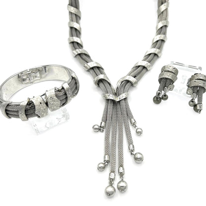 Vintage Kramer Silver Full Parure