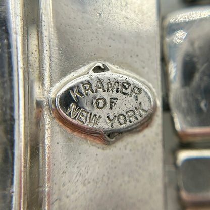 Vintage Kramer Clear Rhinestone Full Parure