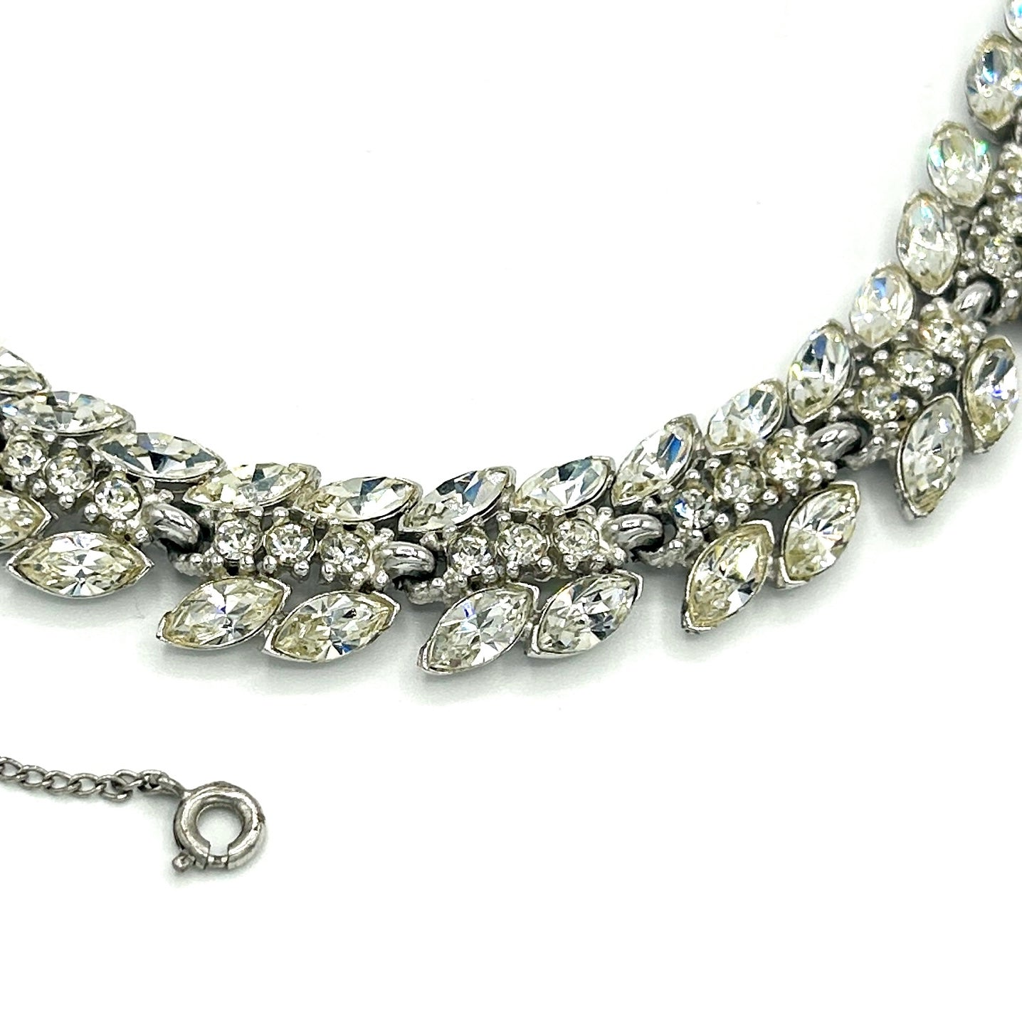 Bogoff Clear Marquise Rhinestone Bracelet