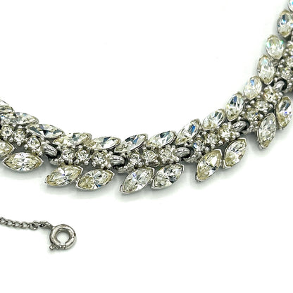 Bogoff Clear Marquise Rhinestone Bracelet
