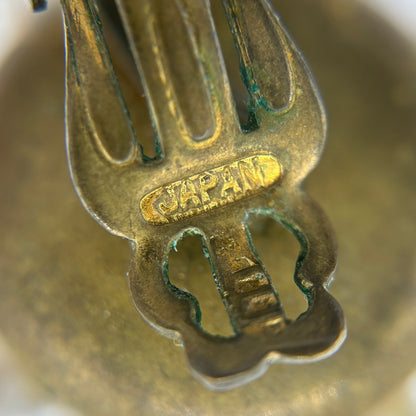 Vintage Japan Pearl and AB Crystal Demi Parure