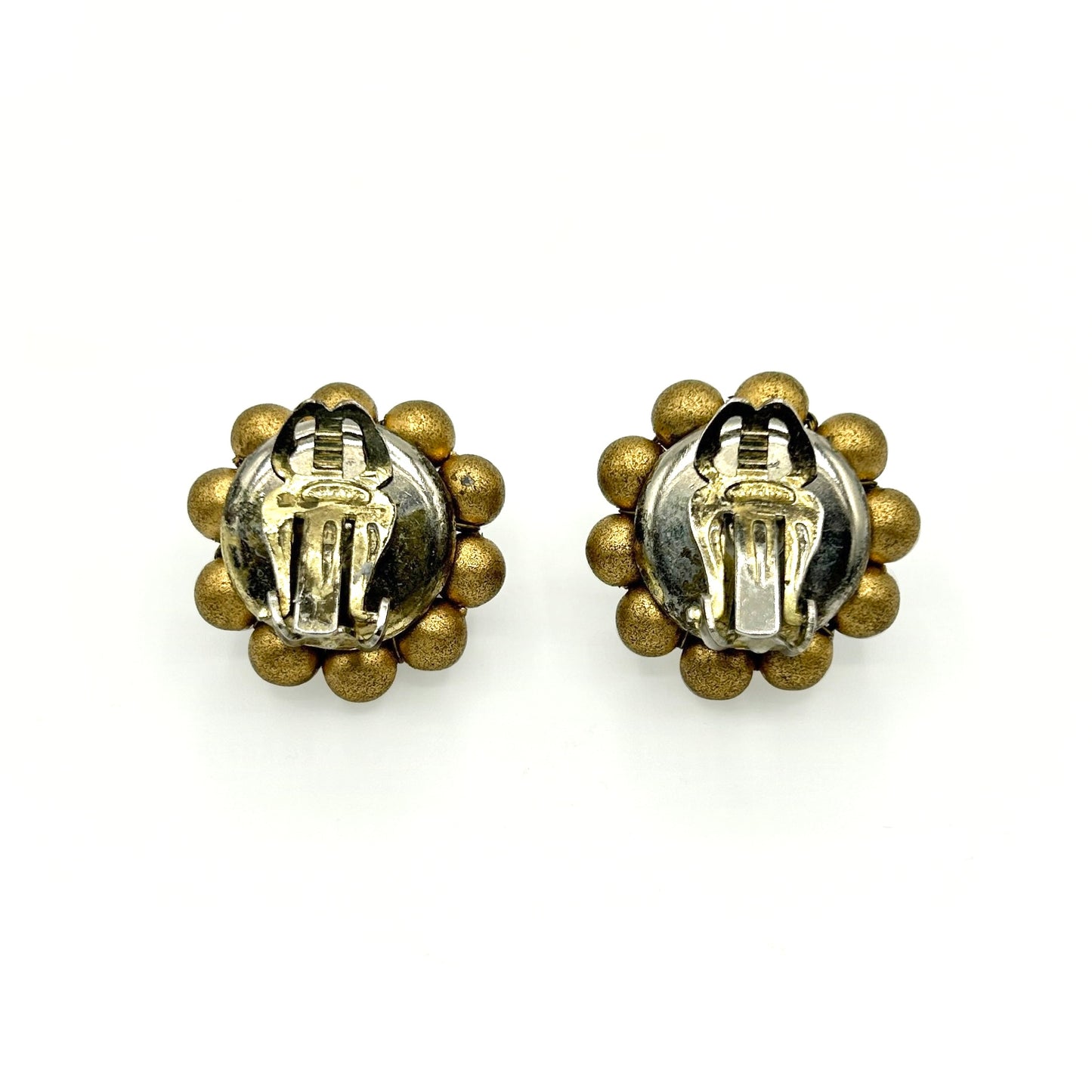 Vintage Japan Gold Beads & Chain Demi Parure