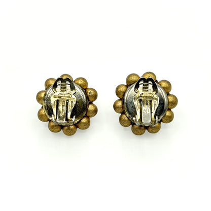 Vintage Japan Gold Beads & Chain Demi Parure