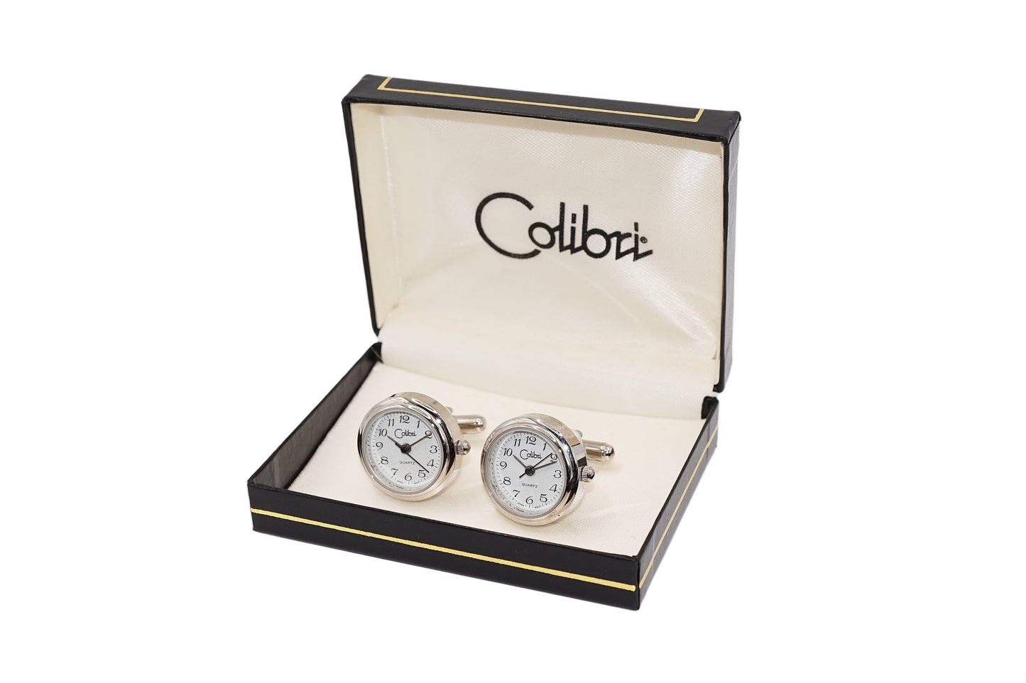 Vintage Japan Colibri Quartz Watch Cufflinks
