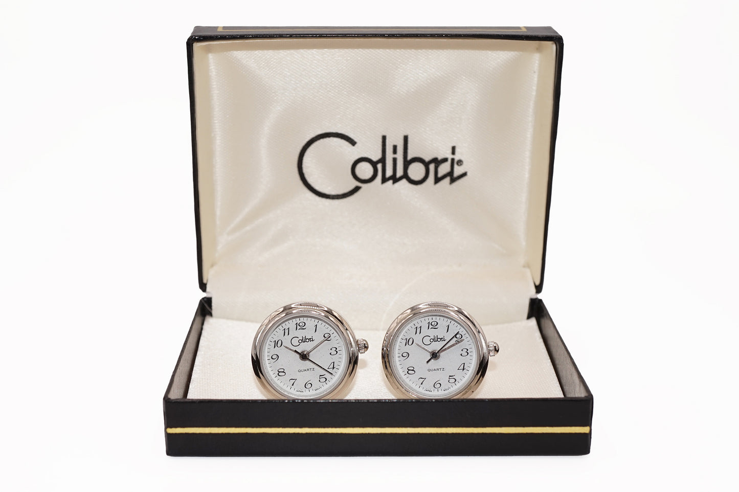 Vintage Japan Colibri Quartz Watch Cufflinks