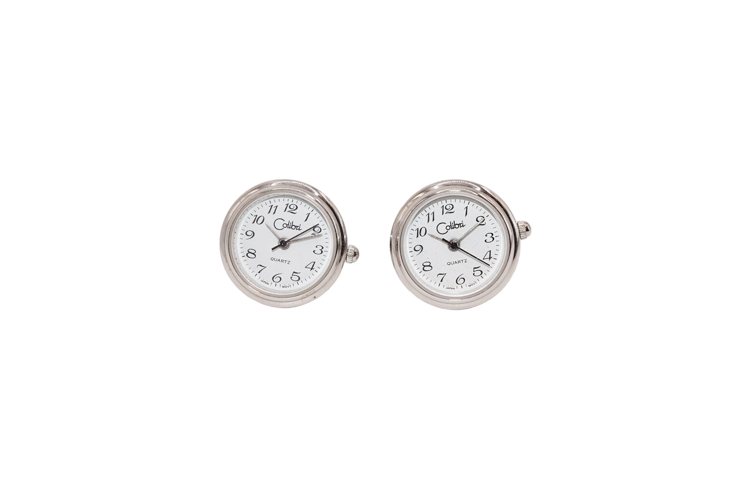Vintage Japan Colibri Quartz Watch Cufflinks