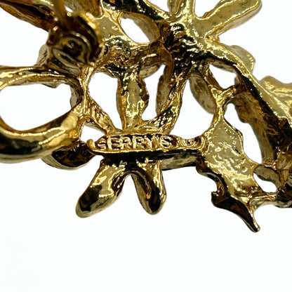 Vintage Gerry's Poinsettia Brooch