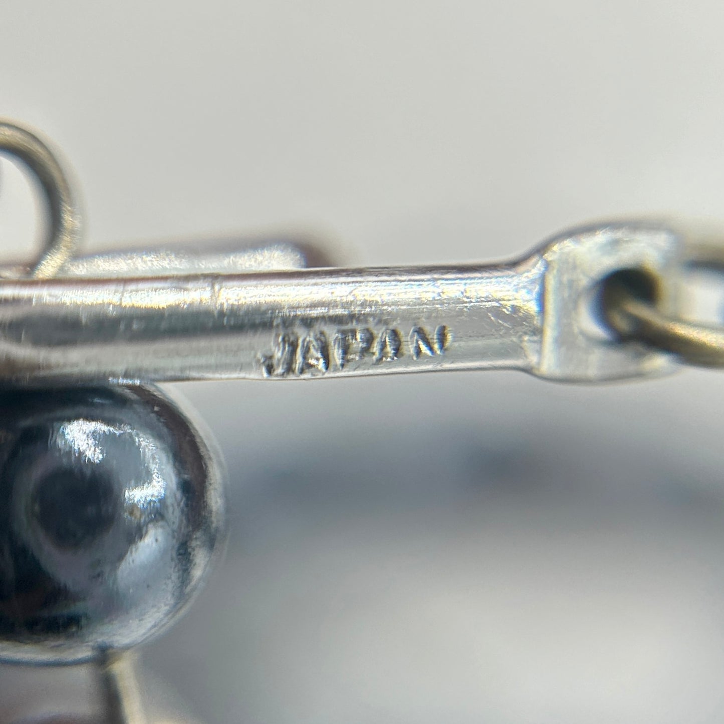 Vintage Japan Black Pearls Demi Parure