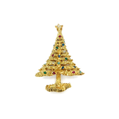 Vintage Boucher Christmas Tree Brooch