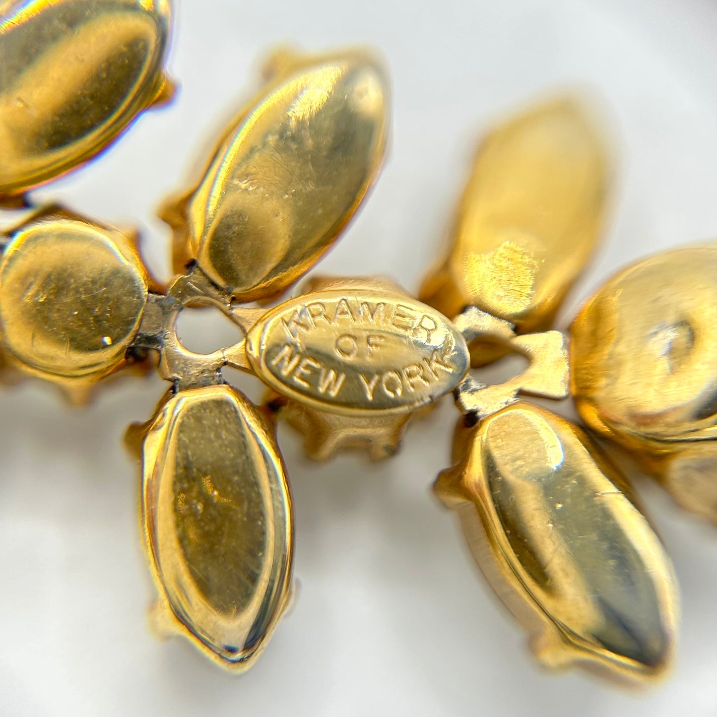 Vintage Kramer of New York Rhinestone Demi Parure