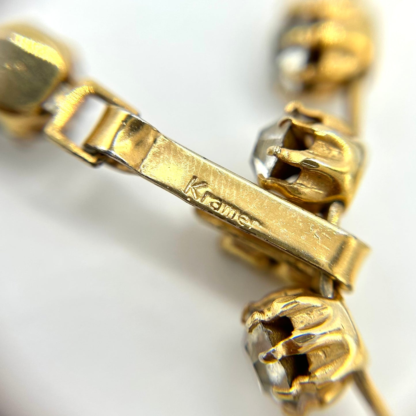 Vintage Kramer of New York Rhinestone Demi Parure