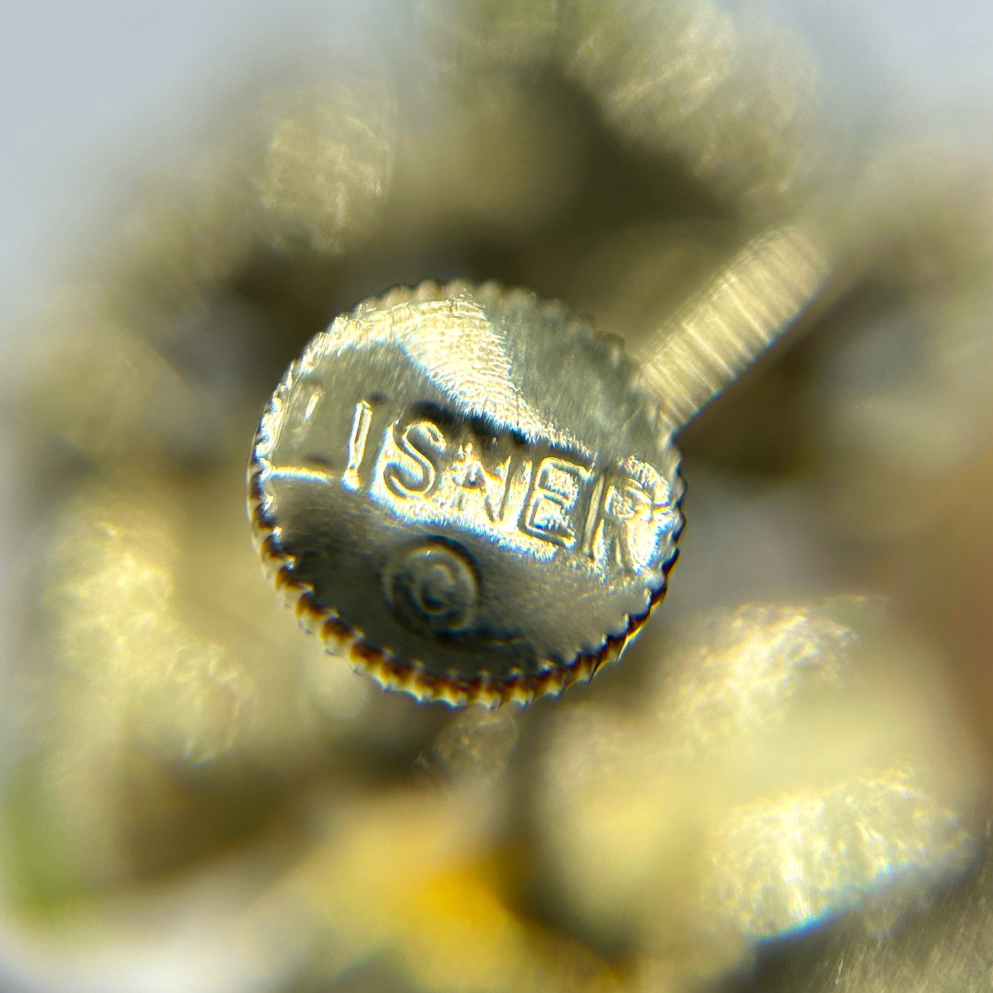 Vintage Lisner Green Leaf and Rhinestones Full Parure