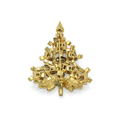 Vintage OTC Christmas Tree Brooch