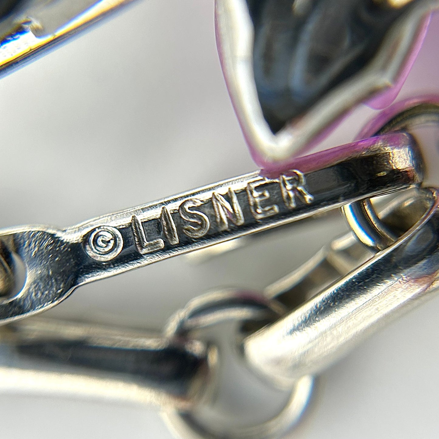 Vintage Lisner Lavender Leaves Full Parure