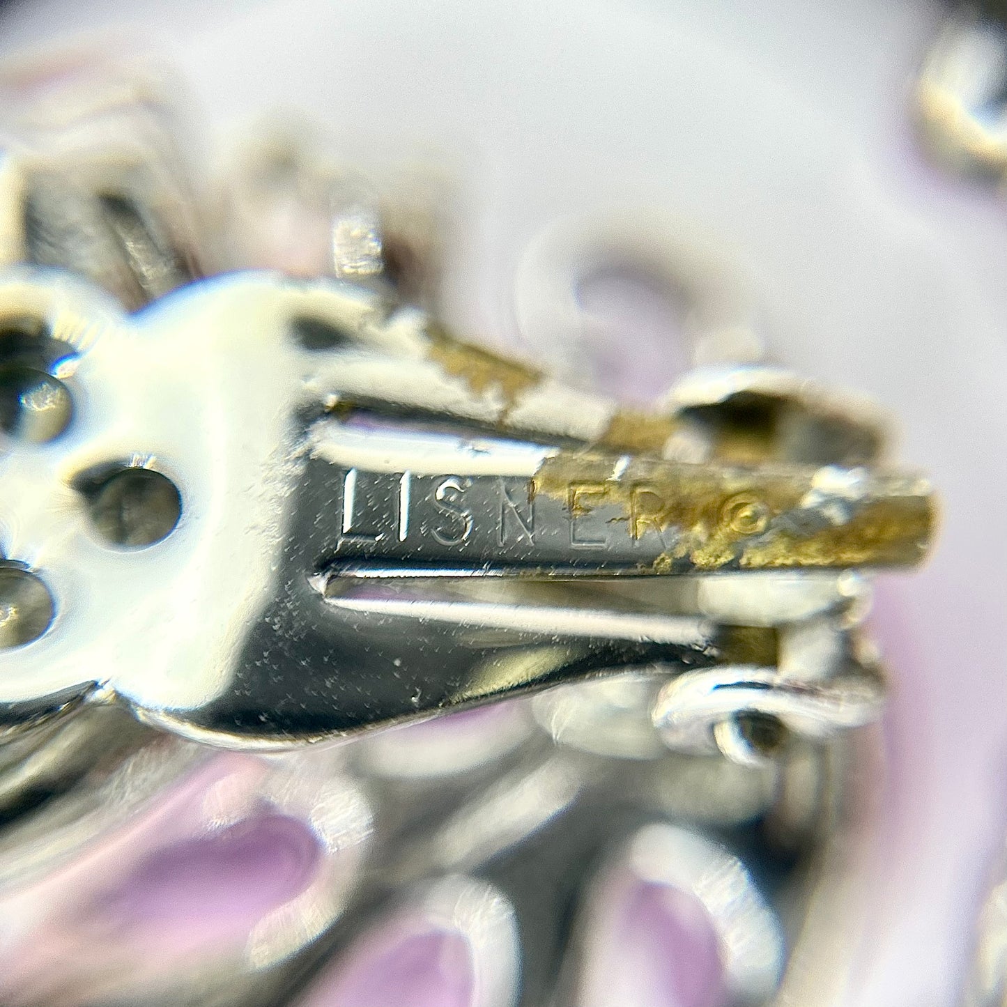 Vintage Lisner Lavender Leaves Full Parure