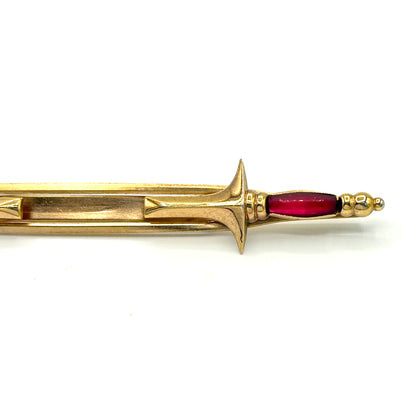 Vintage Swank Sword Tie Clip