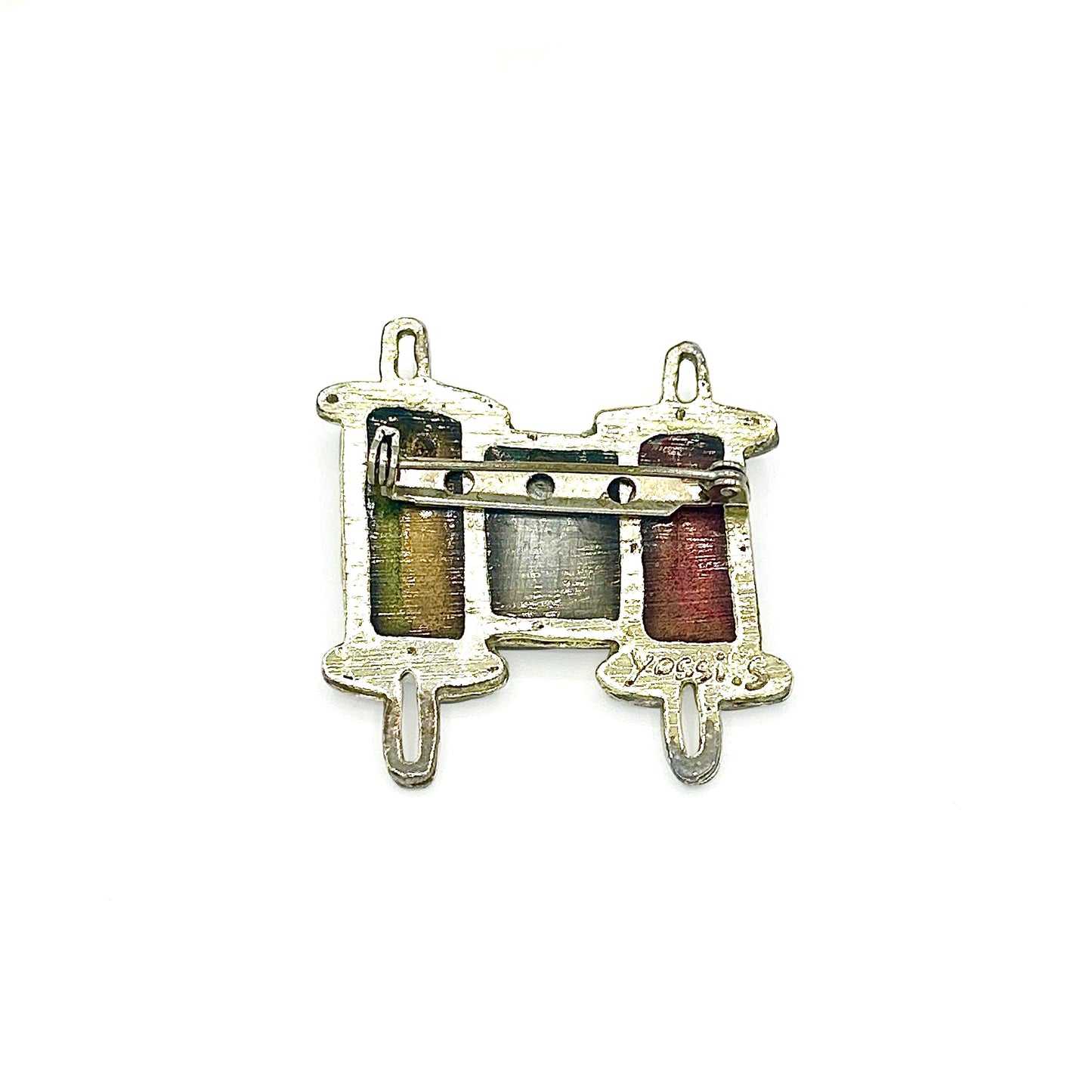Vintage Yossi S. Torah Scroll Brooch
