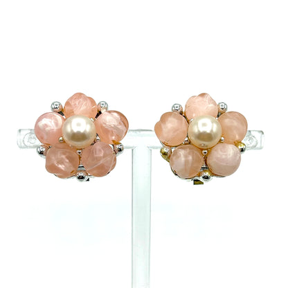 Vintage Lisner Pink Pearl Demi Parure